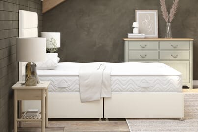 An image for Spring King® Pocket Backcare 1500 Mattress + Premium Divan Bed