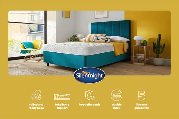 An image for Silentnight Essentials Value Mattress + Premium Divan Bed