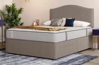 A product image for the Sealy Ortho Plus Bronze Mattress + Premium Divan Bed
