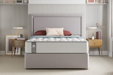 An image for Sealy Blackwood Elevate Posturepedic Mattress + Premium Divan Bed