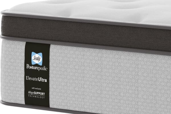 An image for Sealy Arden Elevate Ultra Posturepedic Mattress + Premium Divan Bed