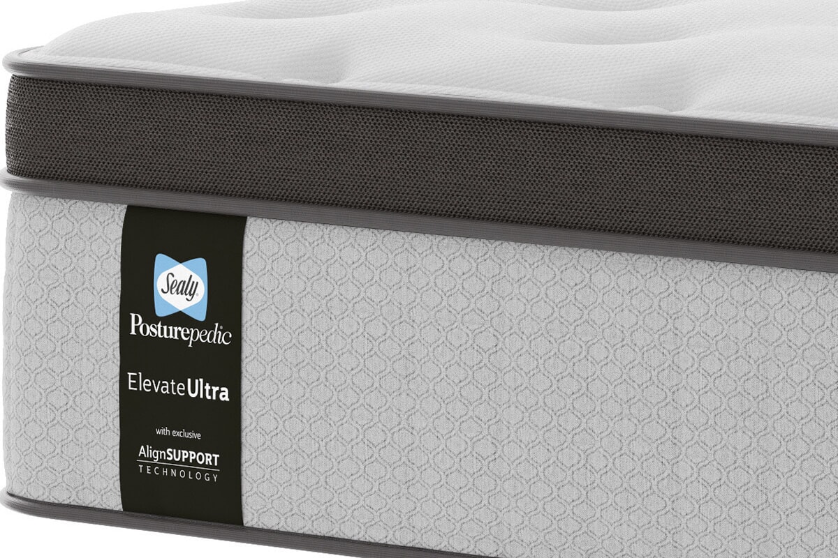 Sealy Arden Elevate Ultra Posturepedic Mattress + Premium Divan Bed An image for Sealy Arden Elevate Ultra Posturepedic Mattress + Premium Divan Bed
