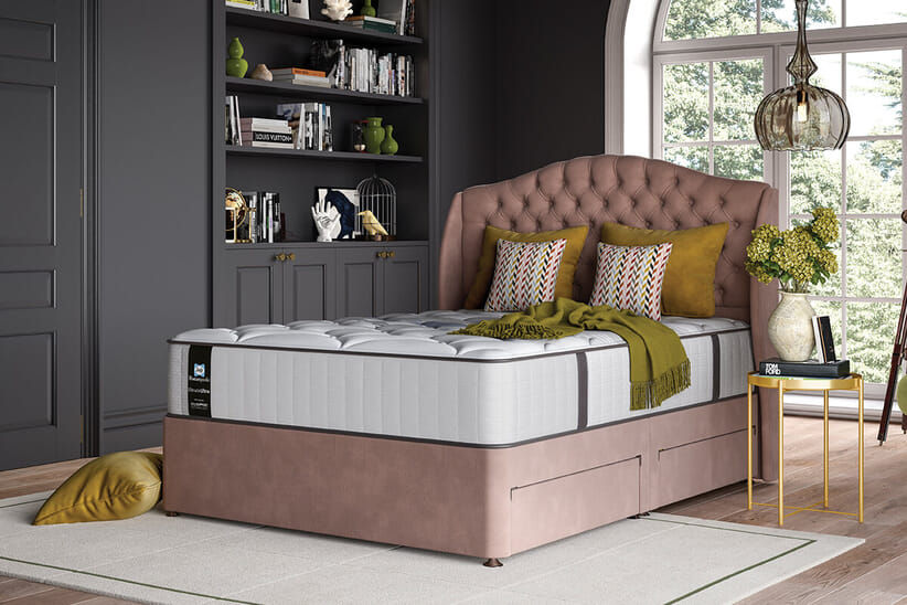An image for Sealy Webber Elevate Ultra Posturepedic Mattress + Premium Divan Bed