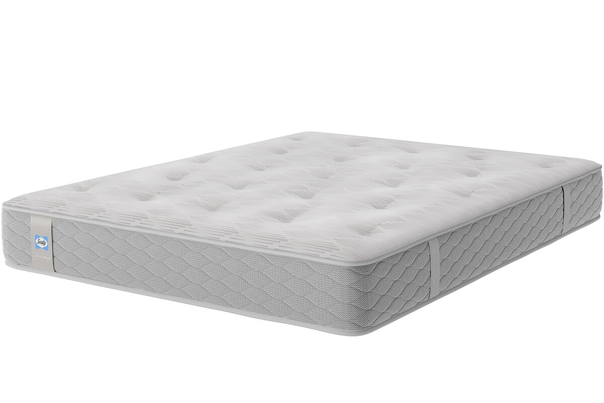 Sealy Ortho Plus Silver Memory Mattress + Premium Divan Bed An image for Sealy Ortho Plus Silver Memory Mattress + Premium Divan Bed