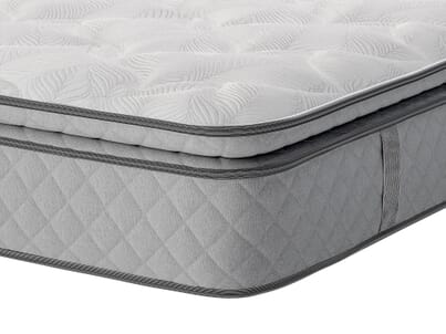 An image for Sealy Enhance Platinum Pocket Geltex® Pillow Top Mattress + Premium Divan Bed