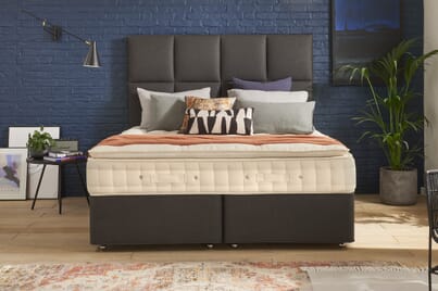 An image for Hypnos Pillow Top Aurora Deluxe Mattress + Premium Divan Bed