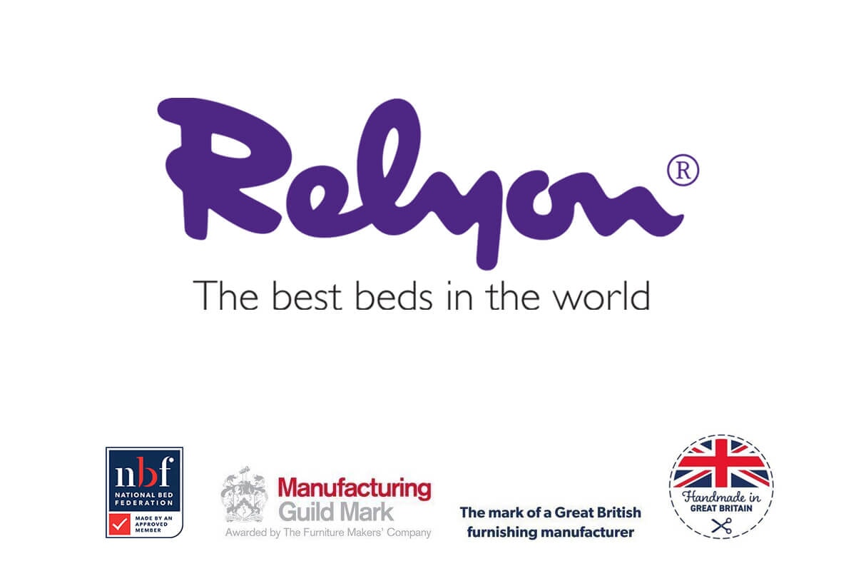 Relyon Sophia 3000 Pillow Top Mattress + Premium Divan Bed An image for Relyon Sophia 3000 Pillow Top Mattress + Premium Divan Bed