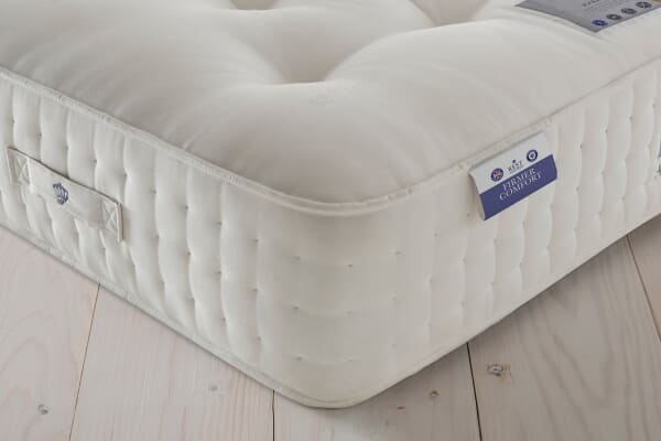 An image for Rest Assured Northington 2000 Pocket Natural Mattress + Premium Divan Bed