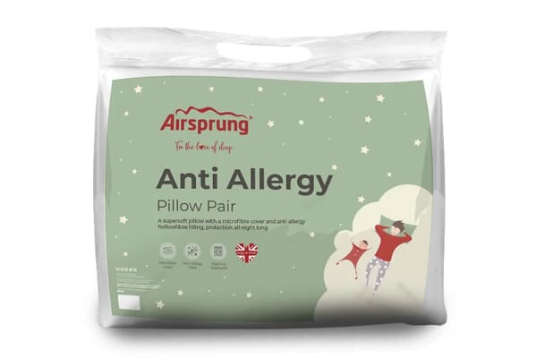 An image for Airsprung Anti-Allergy Pillow Pair