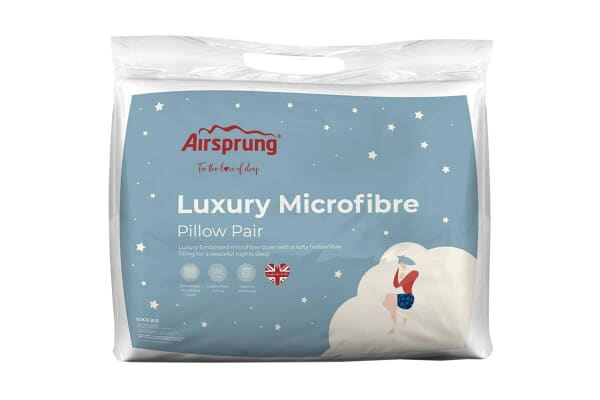 An image for Airsprung Luxury Microfibre Pillow Pair