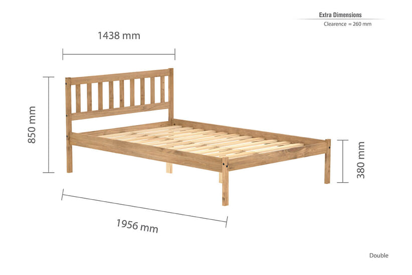 An image for Lisbon Pine Bed