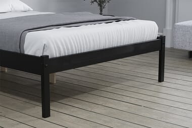 An image for Birlea Luka Black Bed