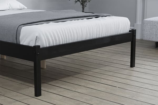 An image for Birlea Luka Black Bed