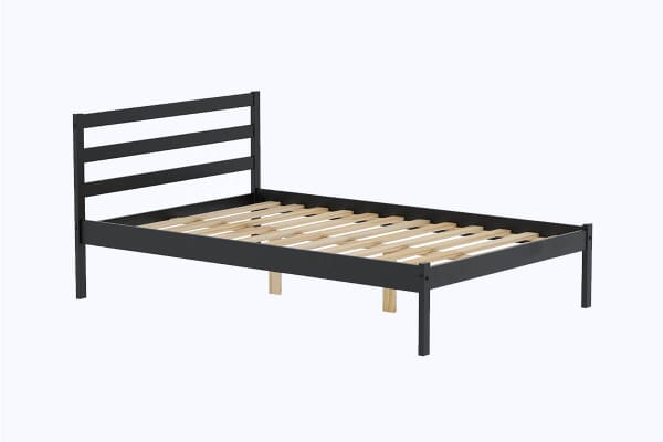 An image for Birlea Luka Black Bed