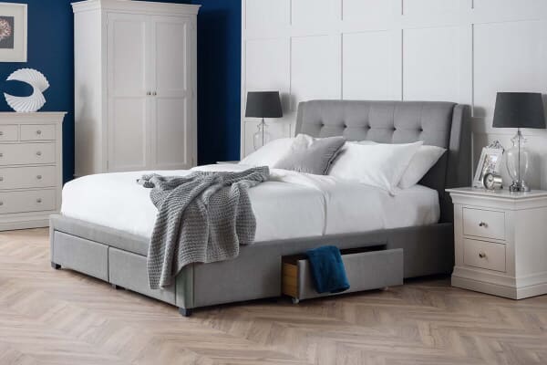 An image for Julian Bowen Azores Upholstered Storage Bed