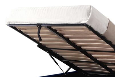 An image for Julian Bowen Zürich Upholstered Ottoman Bed