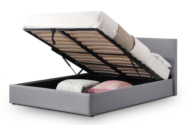 An image for Julian Bowen Zürich Upholstered Ottoman Bed