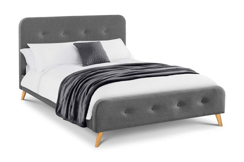 Product photograph of Julian Bowen Oslo Upholstered Bed Double from Mattressnextday