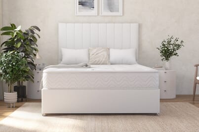An image for Spring King® Madrid 1000 Pocket Mattress + Premium Divan Bed
