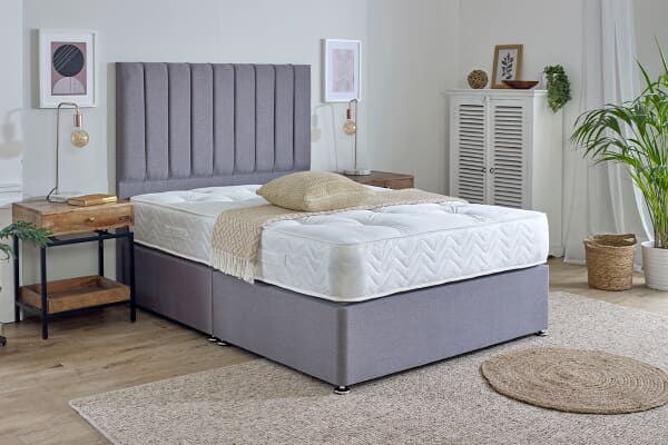 An image for Spring King® Madrid 1000 Pocket Mattress + Premium Divan Bed