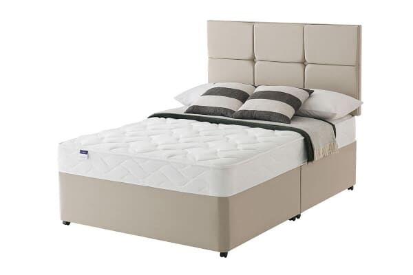 An image for Silentnight Easycare Miracoil Mattress + Premium Divan Bed