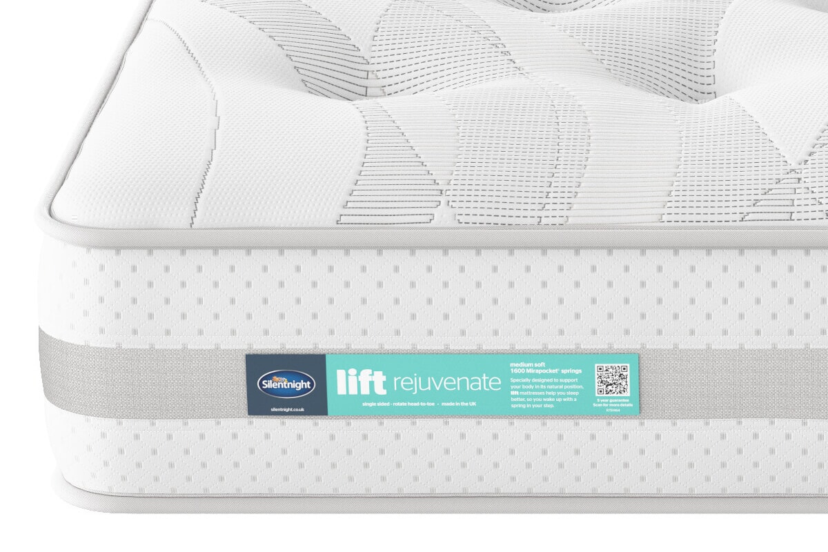 Silentnight Lift Rejuvenate 1600 Pocket Latex Mattress + Premium Divan Bed An image for Silentnight Lift Rejuvenate 1600 Pocket Latex Mattress + Premium Divan Bed
