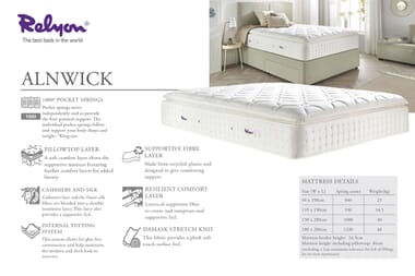 An image for Relyon Alnwick Luxury Pillow Top Mattress