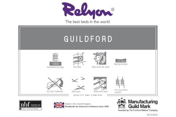An image for Relyon Guildford 1000 Mattress