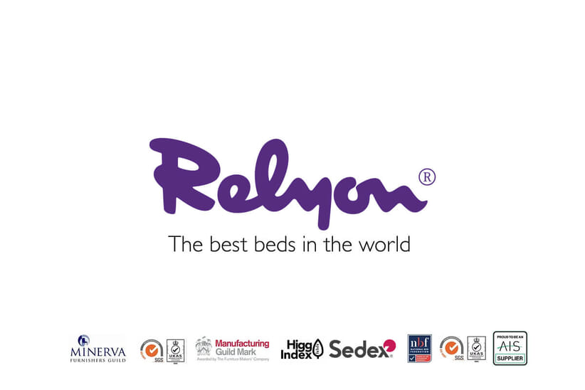 An image for Relyon Guildford 1000 Mattress + Premium Divan Bed
