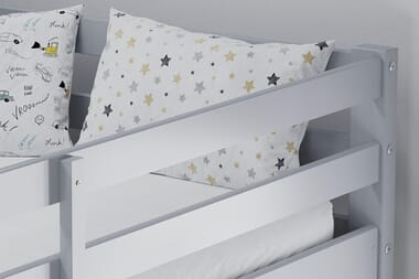An image for Birlea Tressa Grey Kids Triple Bunk Bed