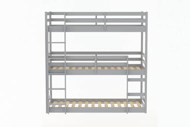 An image for Birlea Tressa Grey Kids Triple Bunk Bed