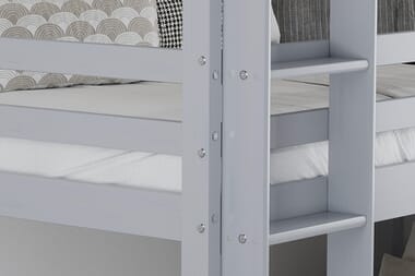 An image for Birlea Tressa Grey Kids Triple Bunk Bed