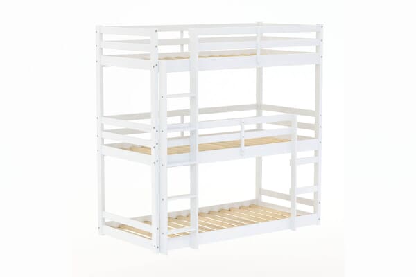 An image for Birlea Tressa White Kids Triple Bunk Bed