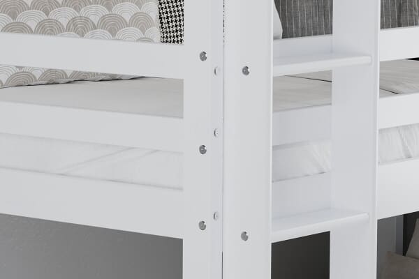 An image for Birlea Tressa White Kids Triple Bunk Bed