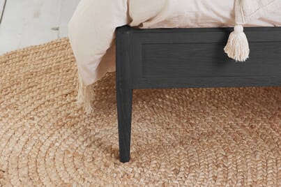 An image for Leonie Rattan Black Bed