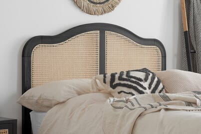 An image for Leonie Rattan Black Bed