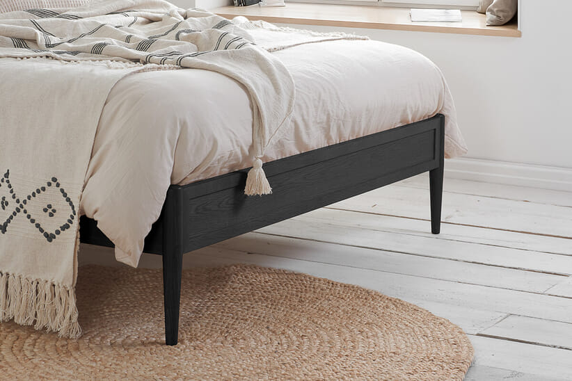An image for Leonie Rattan Black Bed