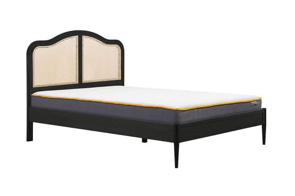 An image for Birlea Leonie Rattan Black Bed