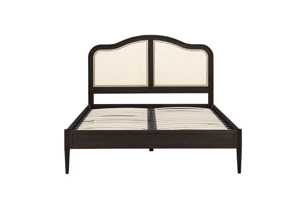 An image for Birlea Leonie Rattan Black Bed