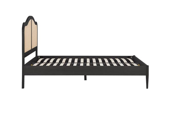 An image for Birlea Leonie Rattan Black Bed