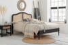 Leonie Rattan Black Bed