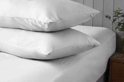 An image for Silentnight Supersoft Pillowcase Pair - White