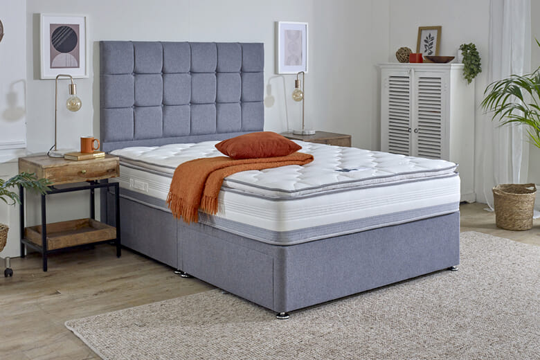 Product photograph of Spring King Harmony 2000 Ortho Pillow Top Mattress European King Size from Mattressnextday