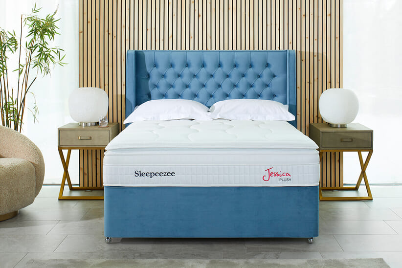 An image for Sleepeezee Jessica Plush 2200 Mattress + Premium Divan Bed