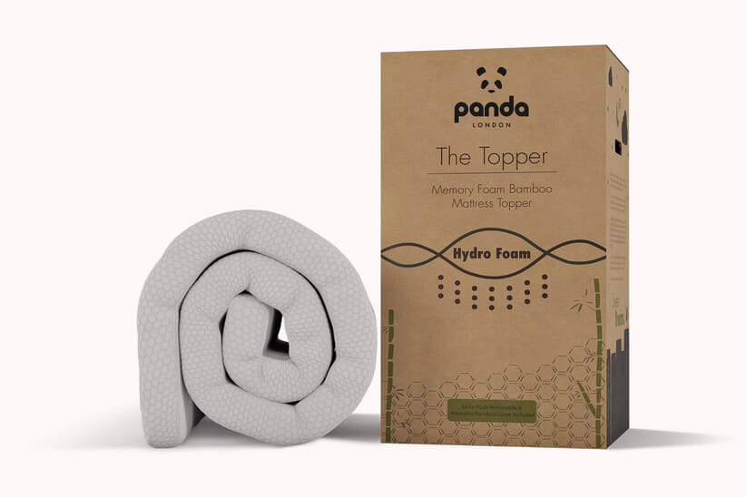 An image for Panda® Bamboo Memory Foam Mattress Topper
