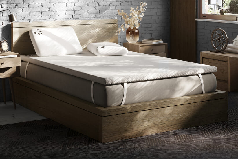 An image for Panda® Bamboo Memory Foam Mattress Topper