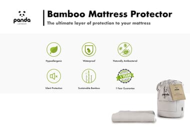 An image for Panda® Bamboo Waterproof Mattress Protector