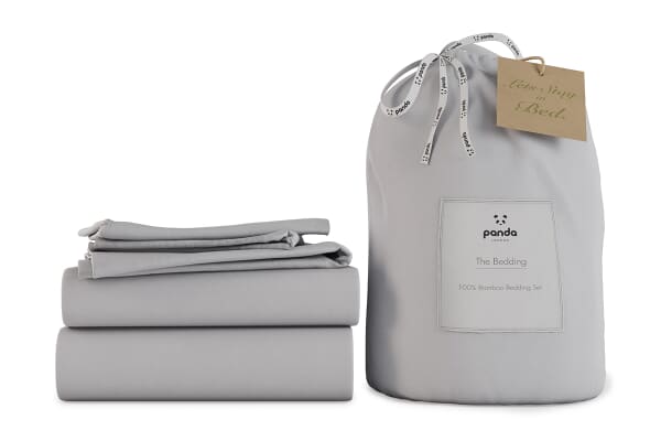 An image for Panda® 100% Bamboo Bedding Set - Quiet Grey