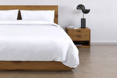 An image for Panda® 100% Bamboo Duvet Cover - Pure White
