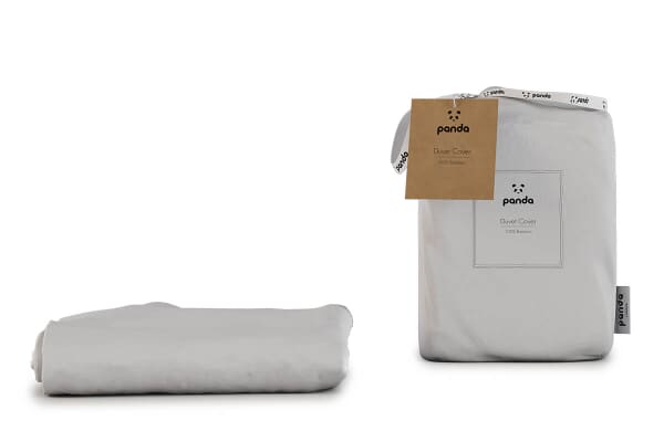 An image for Panda® 100% Bamboo Duvet Cover - Pure White